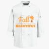 Eight Knot Button Chef Coat with Thermometer Pocket Thumbnail