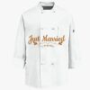 Eight Knot Button Chef Coat with Thermometer Pocket Thumbnail
