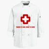 Eight Knot Button Chef Coat with Thermometer Pocket Thumbnail