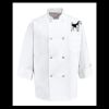 Eight Pearl Button Chef Coat - Tall Sizes Thumbnail