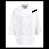 Eight Pearl Button Chef Coat - Tall Sizes Thumbnail