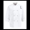 Eight Pearl Button Chef Coat - Tall Sizes Thumbnail
