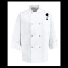 Eight Pearl Button Chef Coat - Tall Sizes Thumbnail