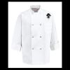 Eight Pearl Button Chef Coat - Tall Sizes Thumbnail