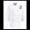 Eight Pearl Button Chef Coat - Tall Sizes Thumbnail