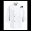 Eight Pearl Button Chef Coat - Tall Sizes Thumbnail