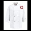 Eight Pearl Button Chef Coat - Tall Sizes Thumbnail