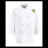 Eight Pearl Button Chef Coat - Tall Sizes Thumbnail