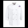 Eight Pearl Button Chef Coat - Tall Sizes Thumbnail