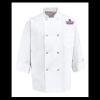 Eight Pearl Button Chef Coat - Tall Sizes Thumbnail
