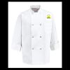 Eight Pearl Button Chef Coat - Tall Sizes Thumbnail
