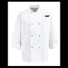 Eight Pearl Button Chef Coat - Tall Sizes Thumbnail