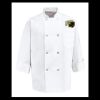 Eight Pearl Button Chef Coat - Tall Sizes Thumbnail