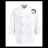 Eight Pearl Button Chef Coat - Tall Sizes Thumbnail