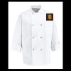 Eight Pearl Button Chef Coat - Tall Sizes Thumbnail