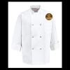 Eight Pearl Button Chef Coat - Tall Sizes Thumbnail
