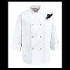 Eight Pearl Button Chef Coat - Tall Sizes Thumbnail