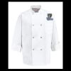 Eight Pearl Button Chef Coat - Tall Sizes Thumbnail
