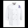 Eight Pearl Button Chef Coat - Tall Sizes Thumbnail