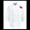Eight Pearl Button Chef Coat - Tall Sizes Thumbnail
