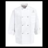 Eight Pearl Button Chef Coat - Tall Sizes Thumbnail