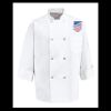 Eight Pearl Button Chef Coat - Tall Sizes Thumbnail