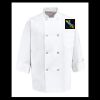 Eight Pearl Button Chef Coat - Tall Sizes Thumbnail