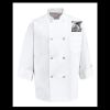 Eight Pearl Button Chef Coat - Tall Sizes Thumbnail