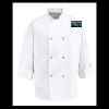 Eight Pearl Button Chef Coat - Tall Sizes Thumbnail