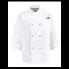 Eight Pearl Button Chef Coat - Tall Sizes Thumbnail