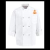 Eight Pearl Button Chef Coat - Tall Sizes Thumbnail