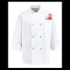 Eight Pearl Button Chef Coat - Tall Sizes Thumbnail