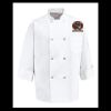 Eight Pearl Button Chef Coat - Tall Sizes Thumbnail