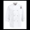 Eight Pearl Button Chef Coat - Tall Sizes Thumbnail