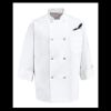 Eight Pearl Button Chef Coat - Tall Sizes Thumbnail