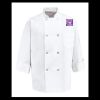 Eight Pearl Button Chef Coat - Tall Sizes Thumbnail