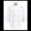 Eight Pearl Button Chef Coat - Tall Sizes Thumbnail